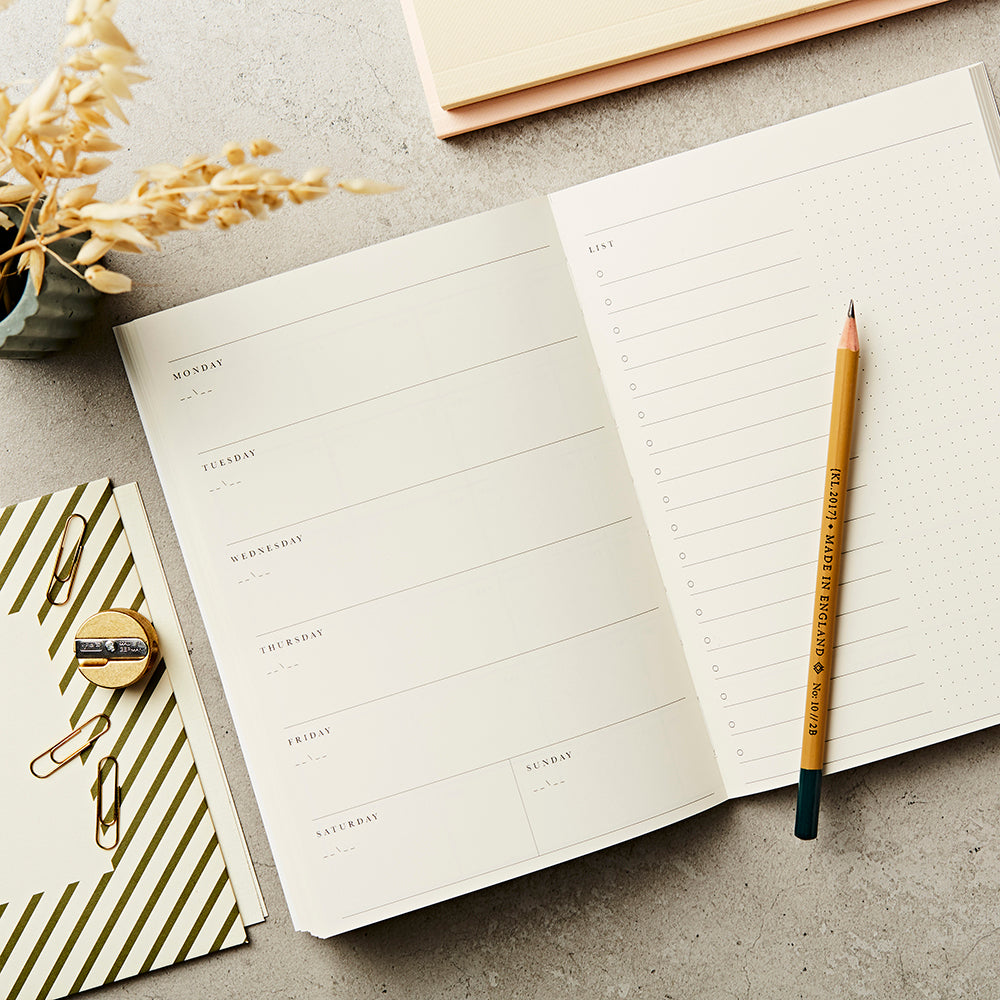 Weekly Planner - Moss Green
