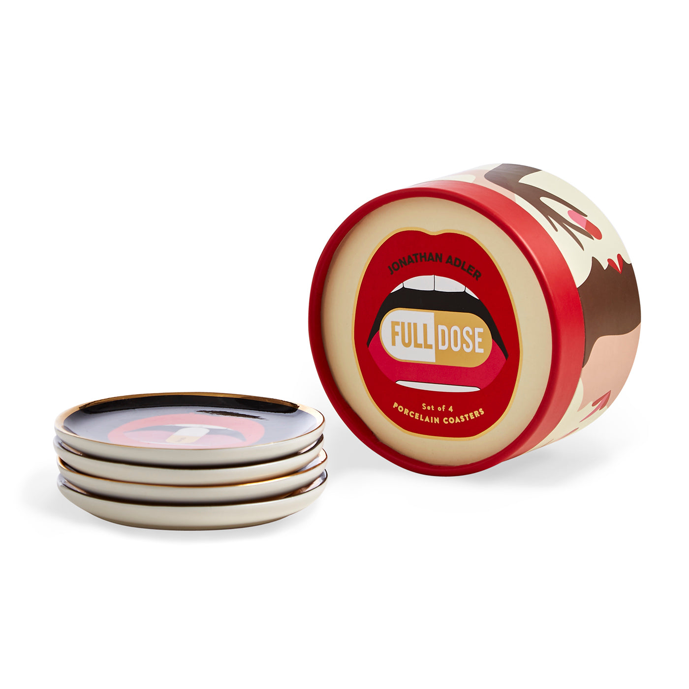 Full Dose Coasters S/4 by Jonathan Adler