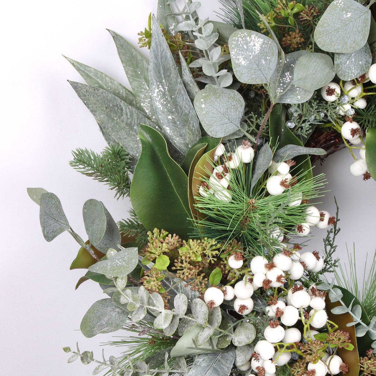 Luxury Eucalyptus & White Berry Wreath