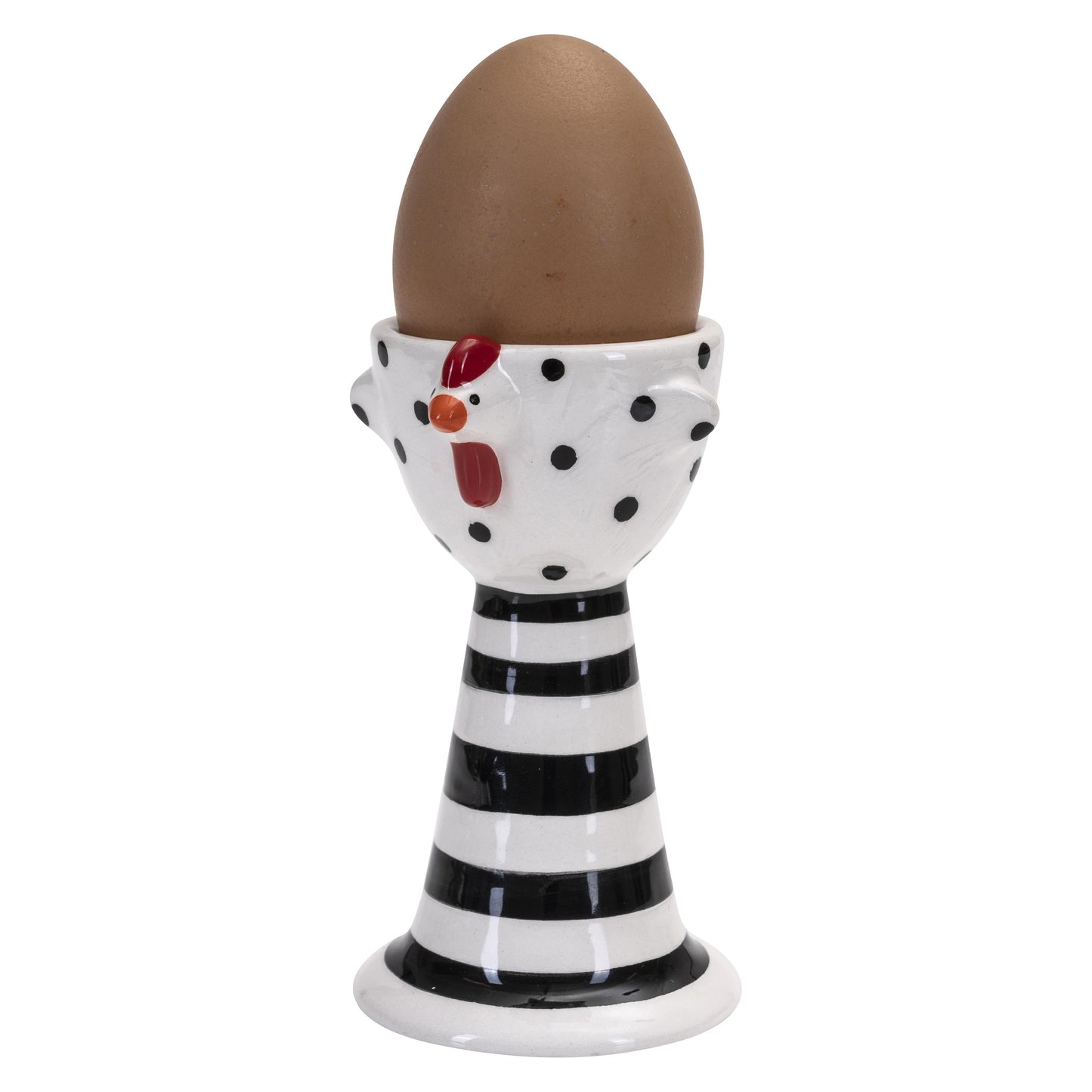 Hen Egg Cups Black & White