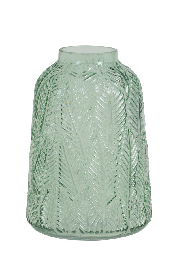Pale Green Leaf Vase