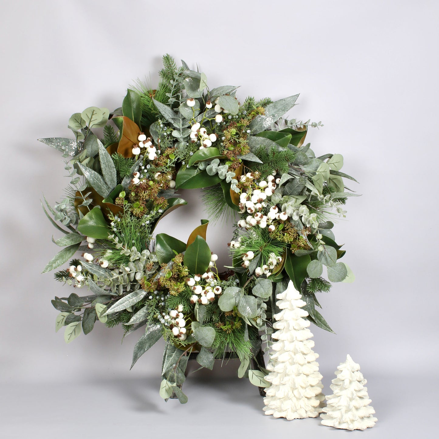 Luxury Eucalyptus & White Berry Wreath