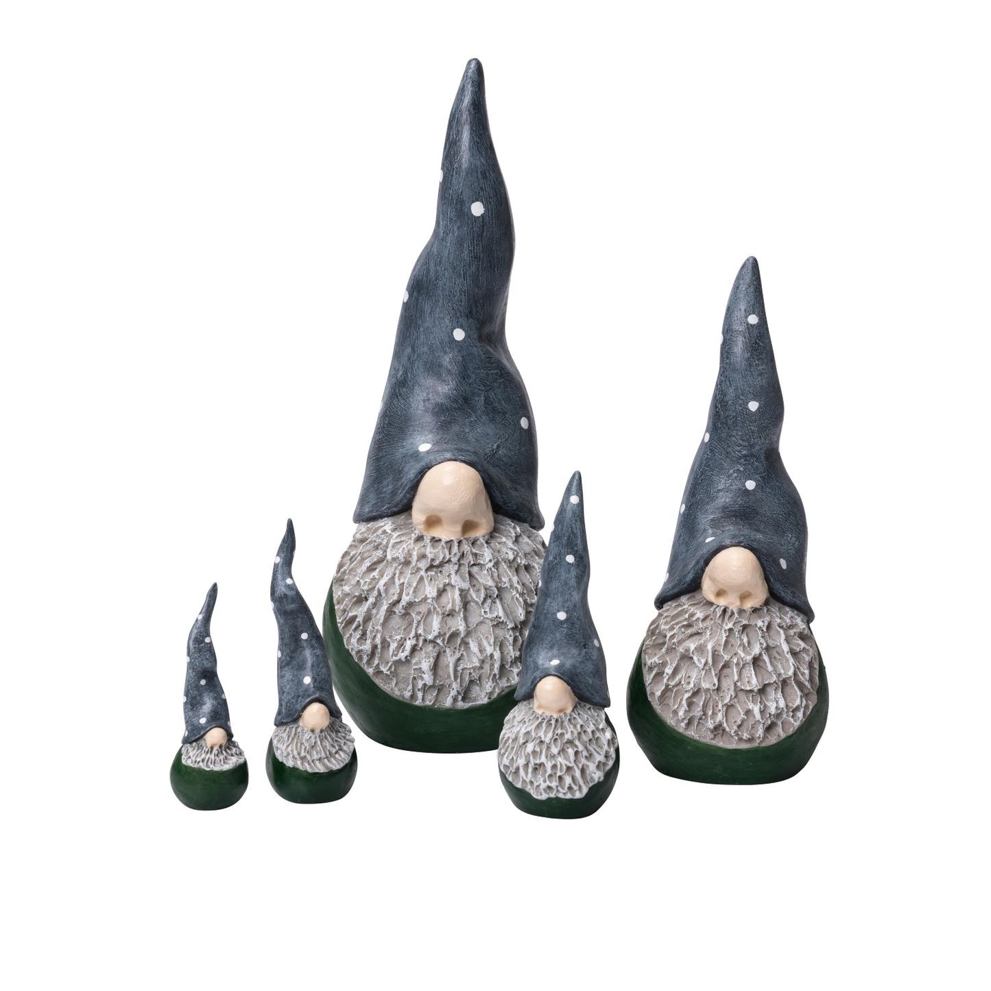 Santa High Hat- Green Polka