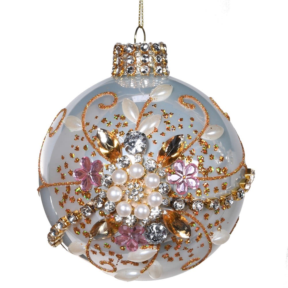 Luxury Champagne Swirl Bauble