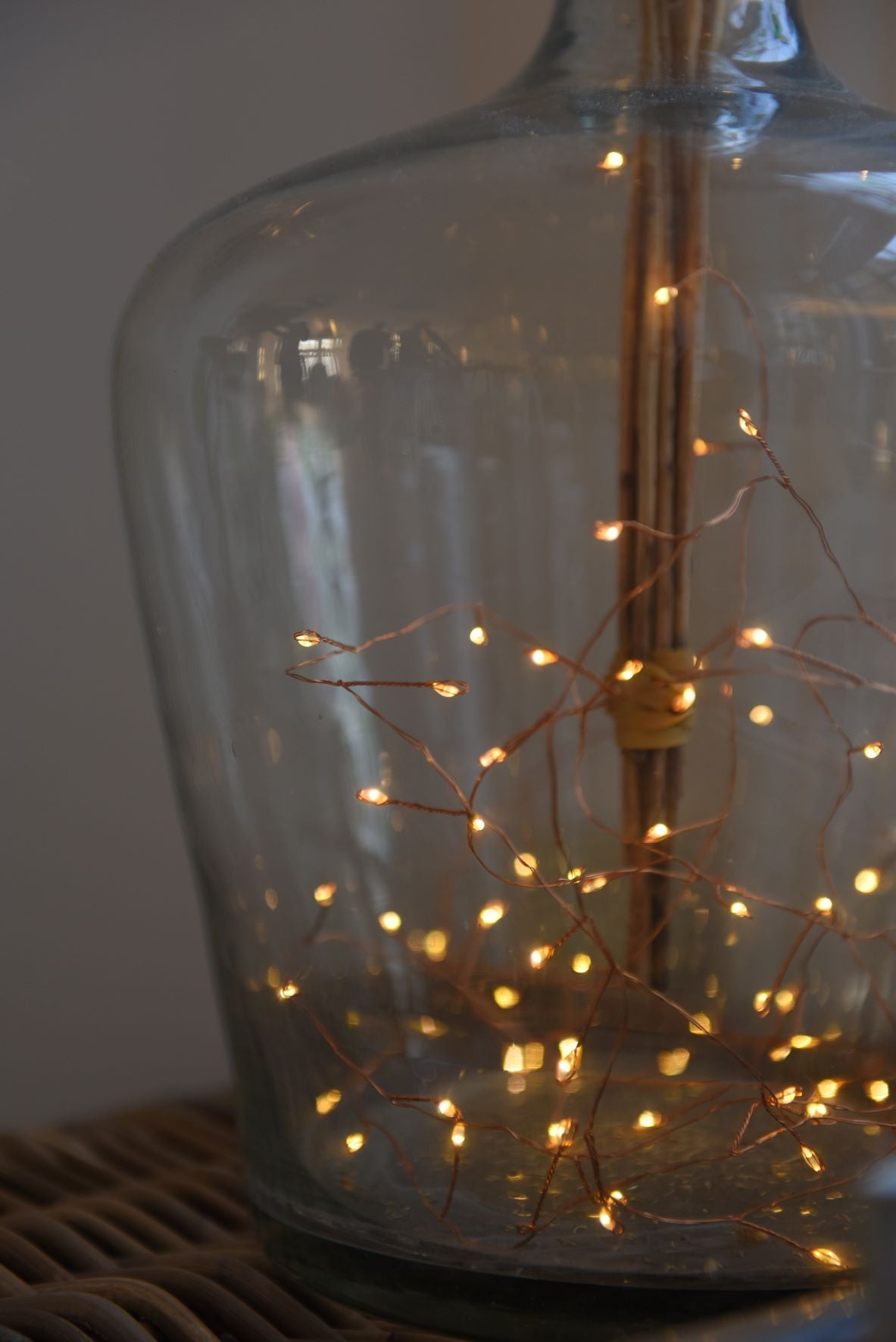 Cluster Copper Light Chain - Battery Operated 3m