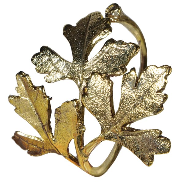 Leaf Napkin Rings S/4