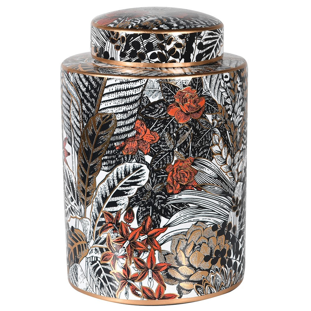 Wild Print Lidded Jar