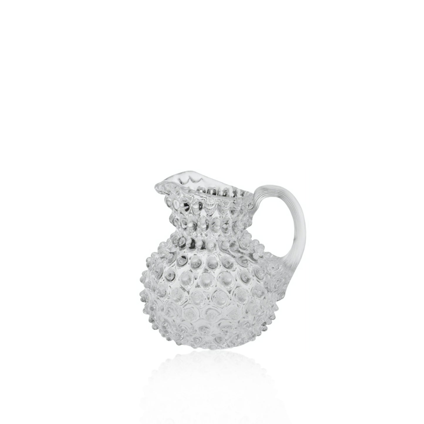 Clear Crystal Hobnail Jug Mini