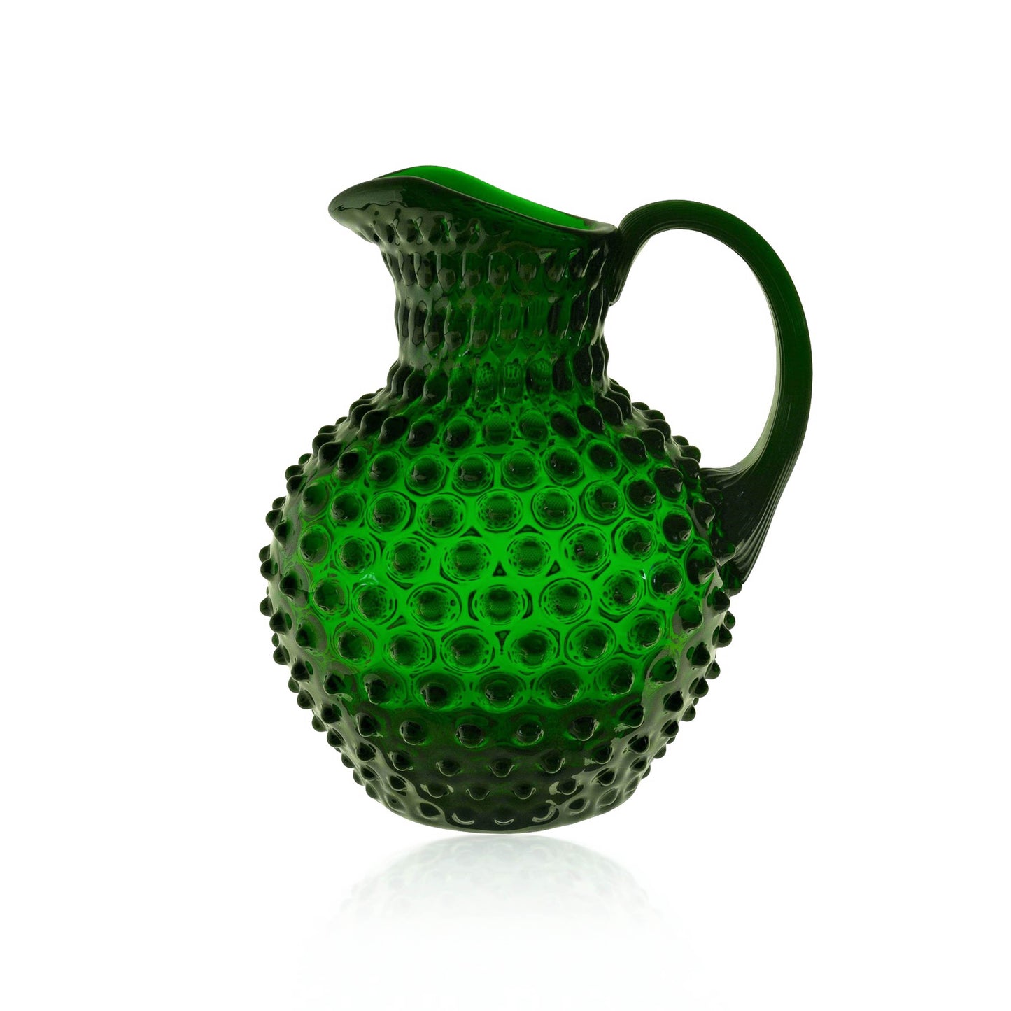Emerald Crystal Hobnail Jug Mini
