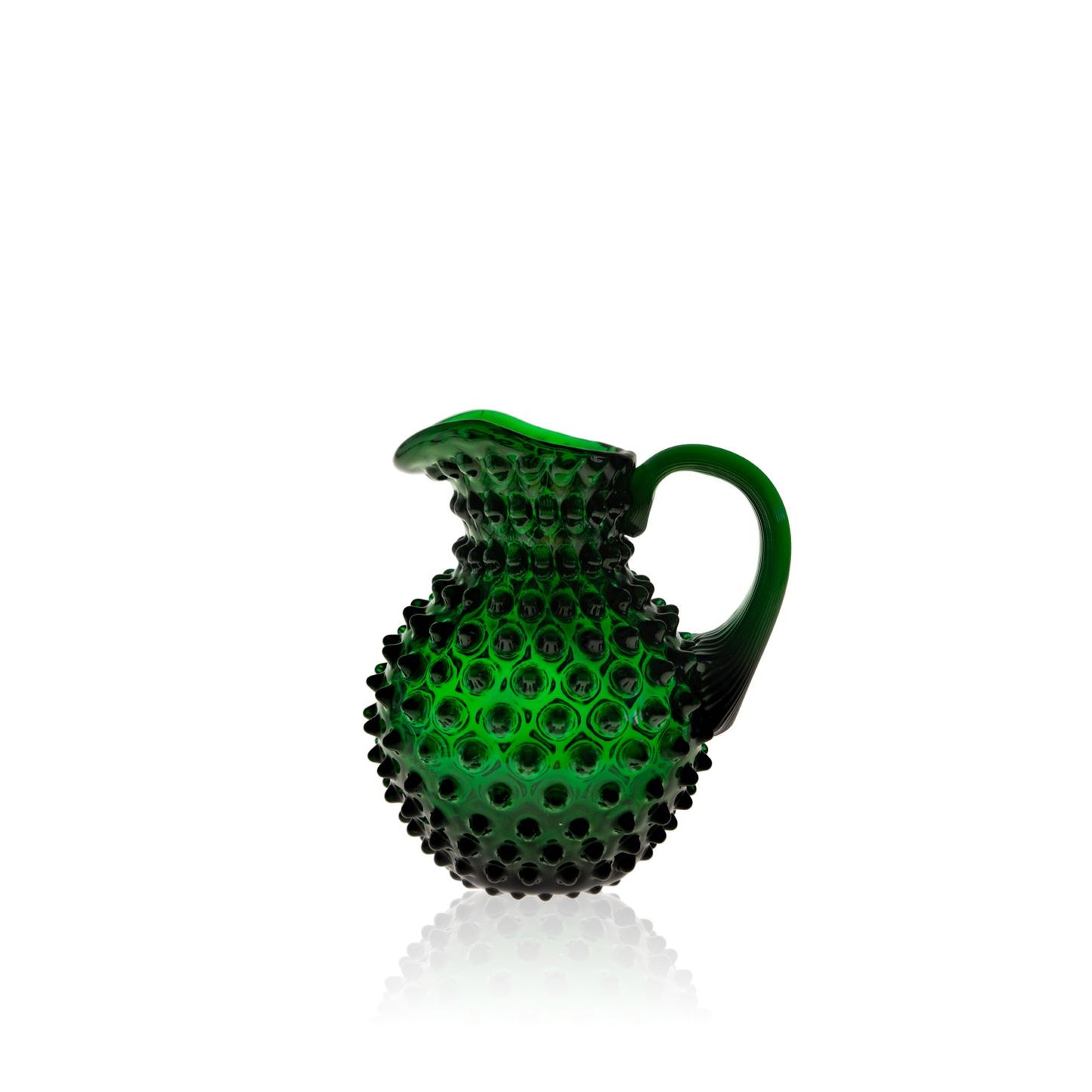 Emerald Crystal Hobnail Pitcher Medium