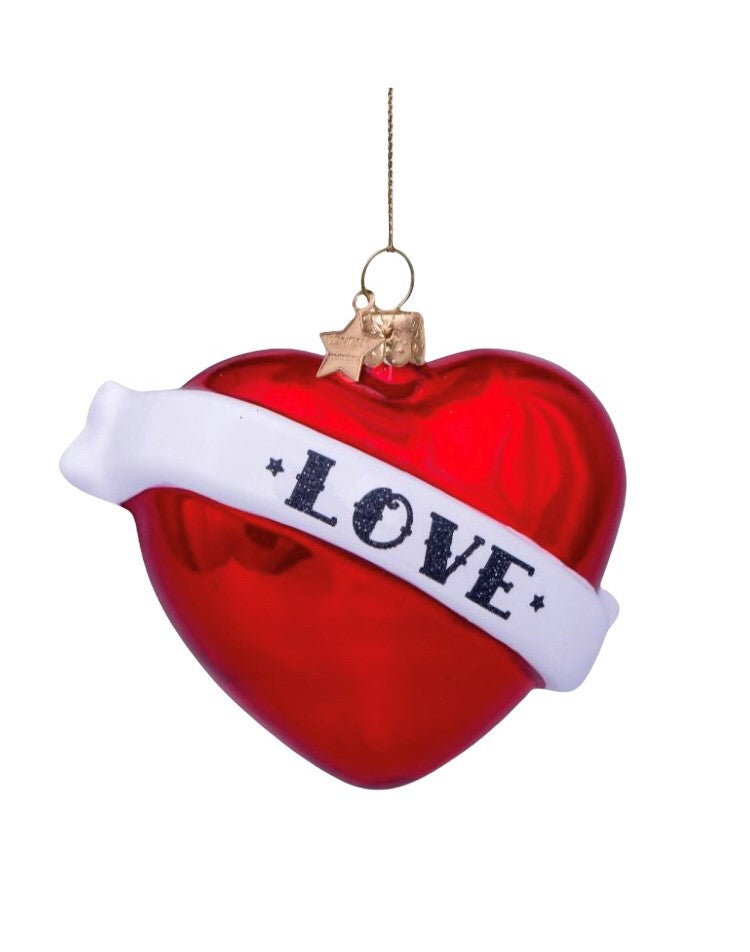 'Love' Heart Tree Decoration
