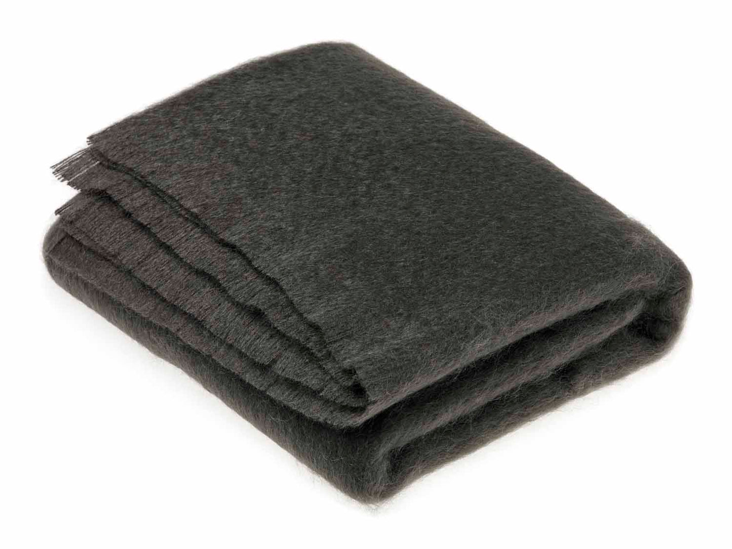 Throw Mohair Gun Metal
