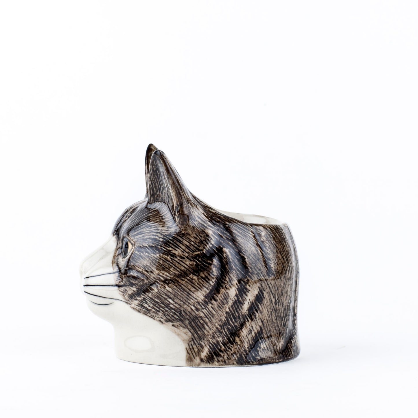 Millie Tabby Cat Face Egg Cup