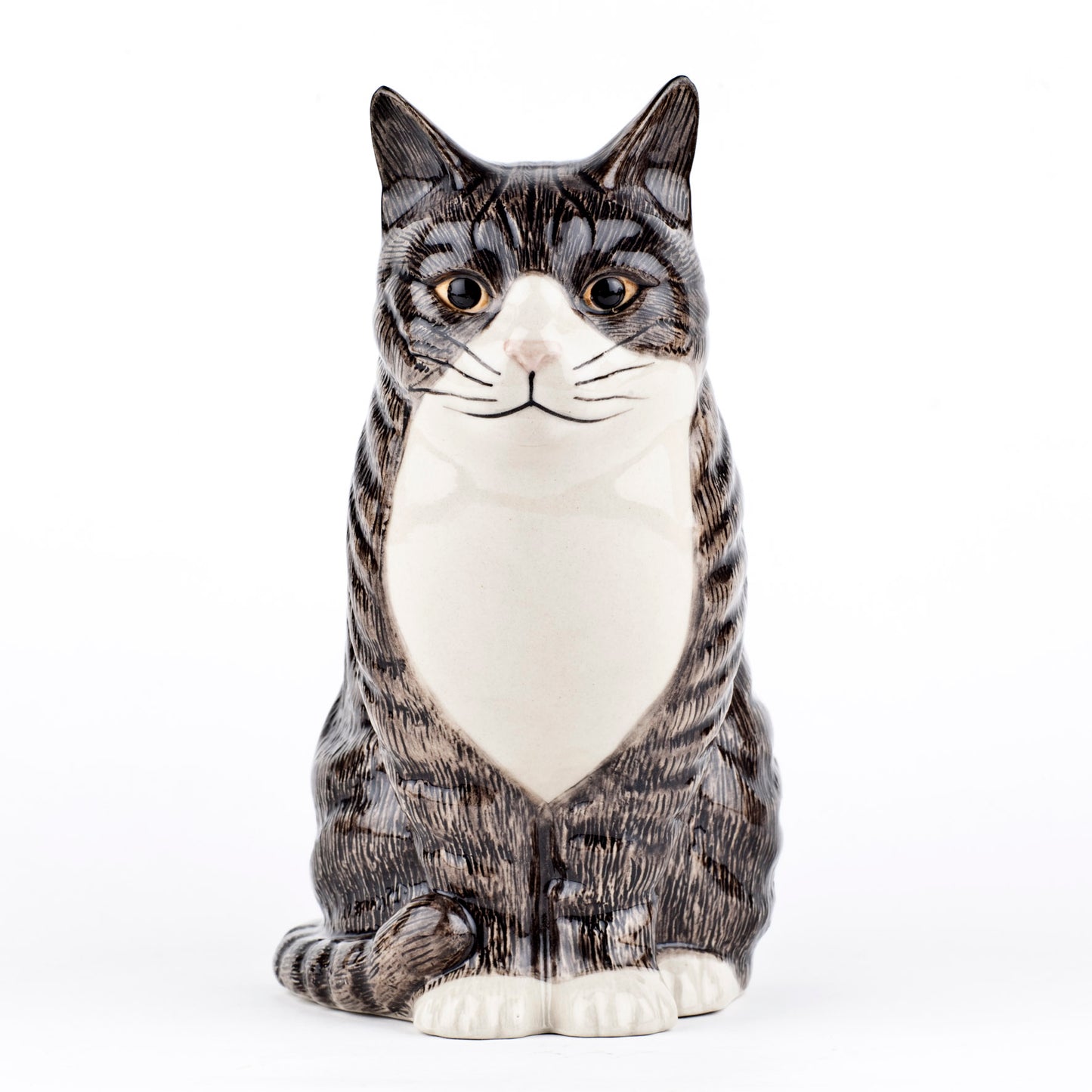 Millie Tabby Cat Flower Vase Large