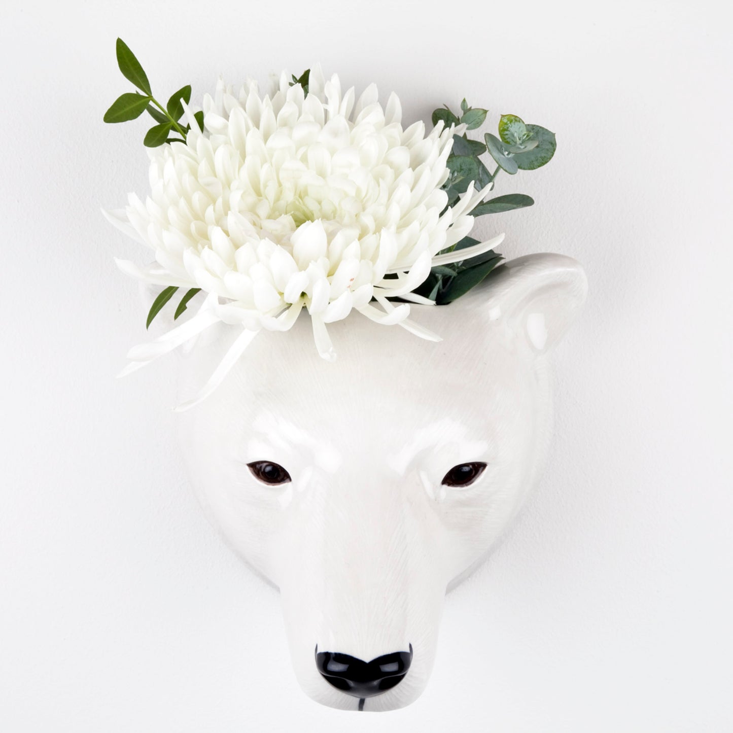 Polar Bear Wall Vase Large