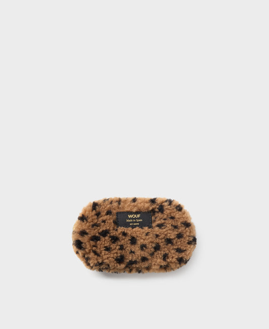 Teddy Coin Purse 'Toffee Leopard’