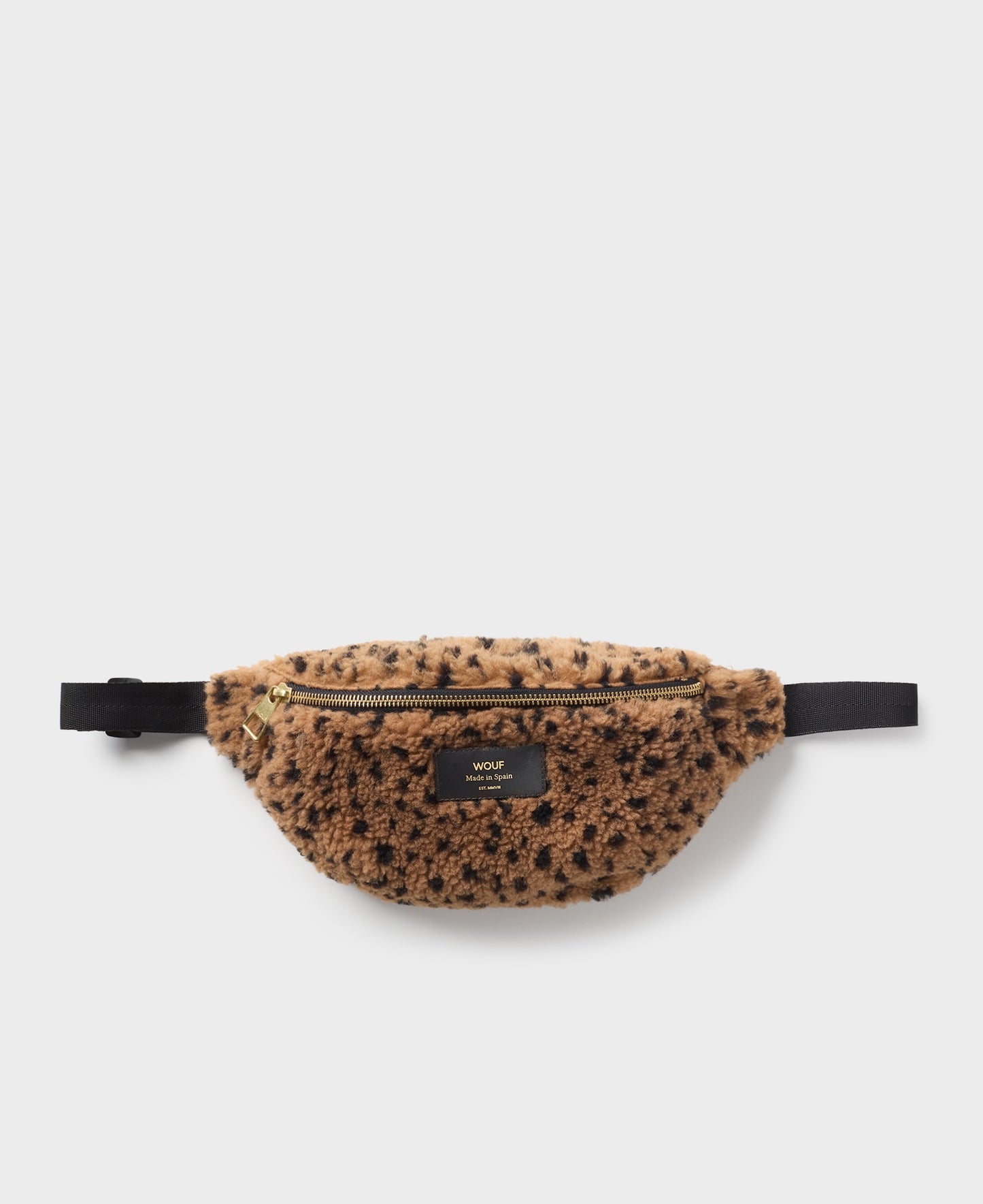 Teddy Waist Bag 'Toffee Leopard”'