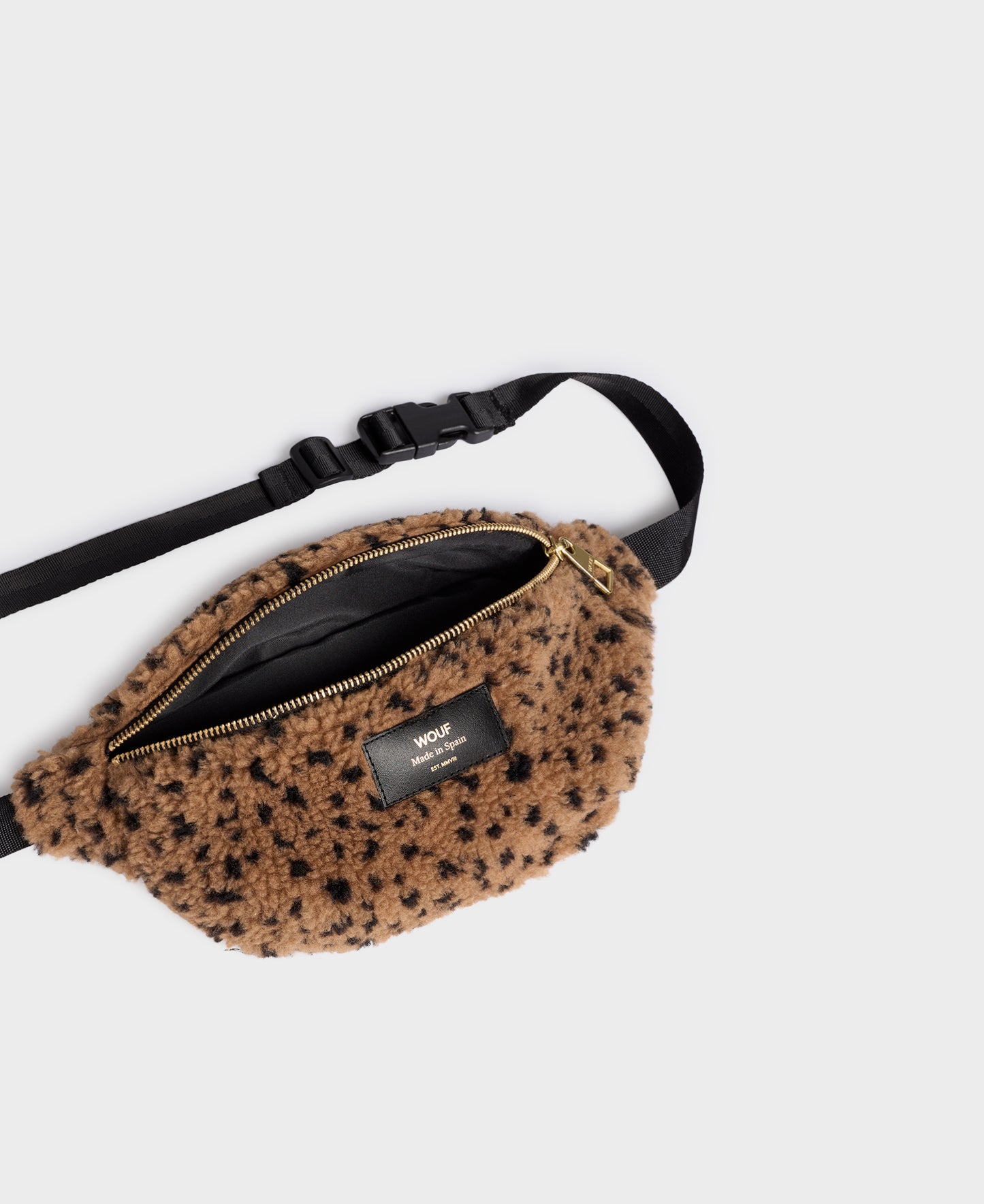 Teddy Waist Bag 'Toffee Leopard”'