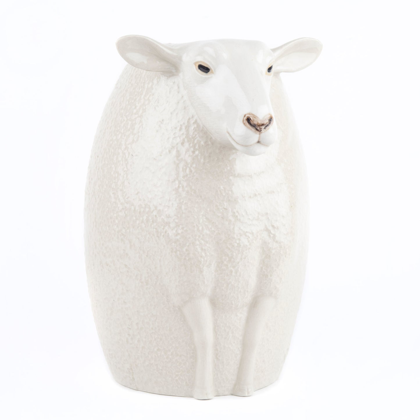 White Faced Suffolk Sheep Vase Large