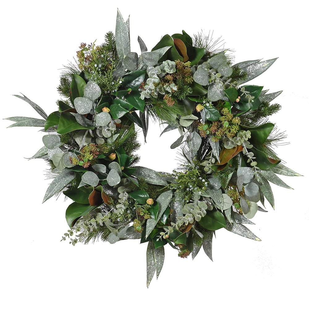 Luxury Frosted Eucalyptus Wreath