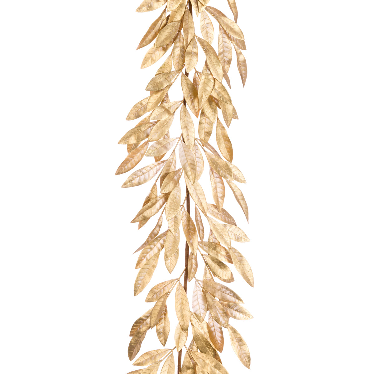 Metallic Gold Laurel Leaf Garland