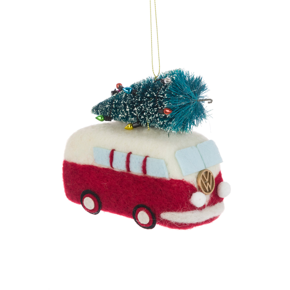 Felt Camper Van Tree Decoration