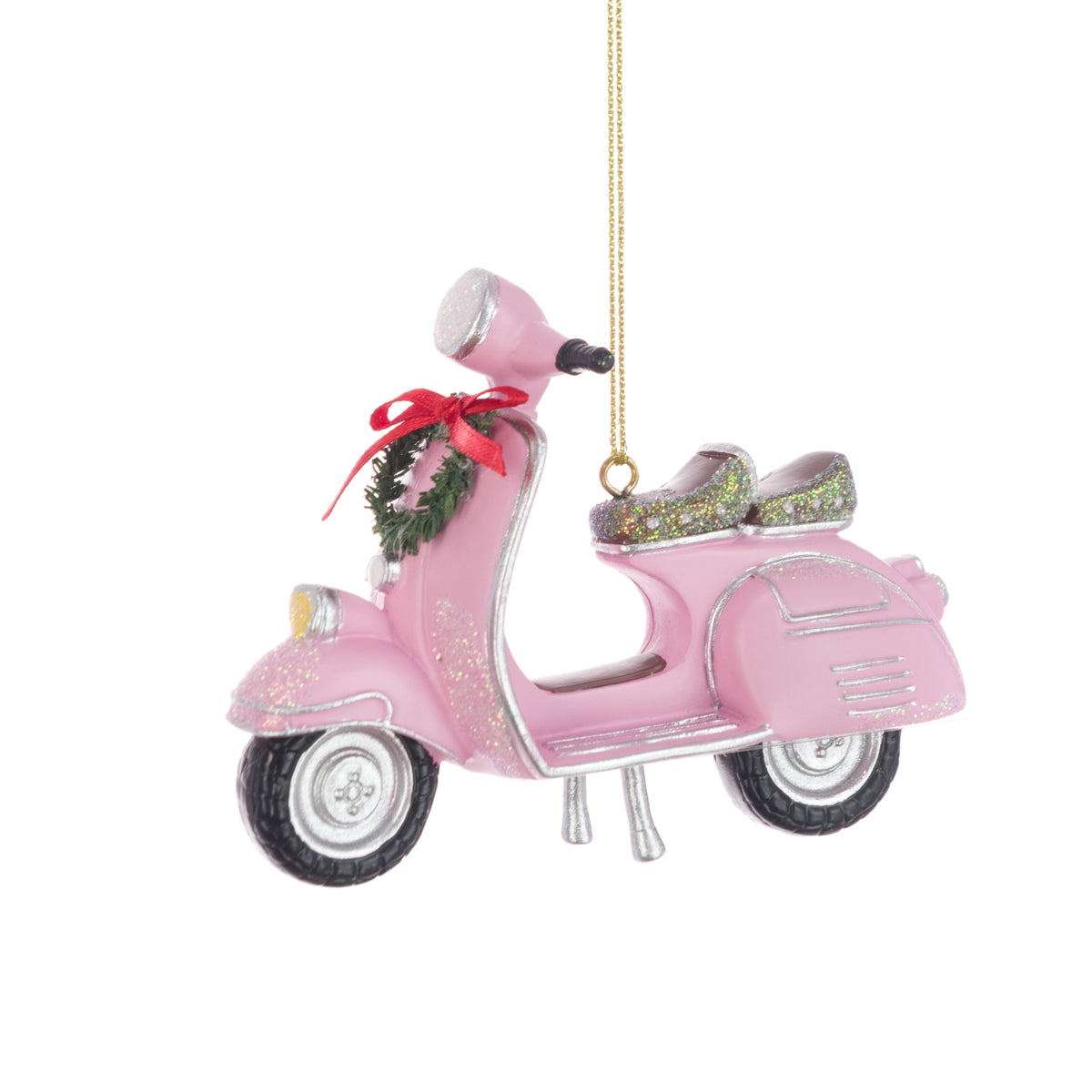 Pink Moped Tree Decoration