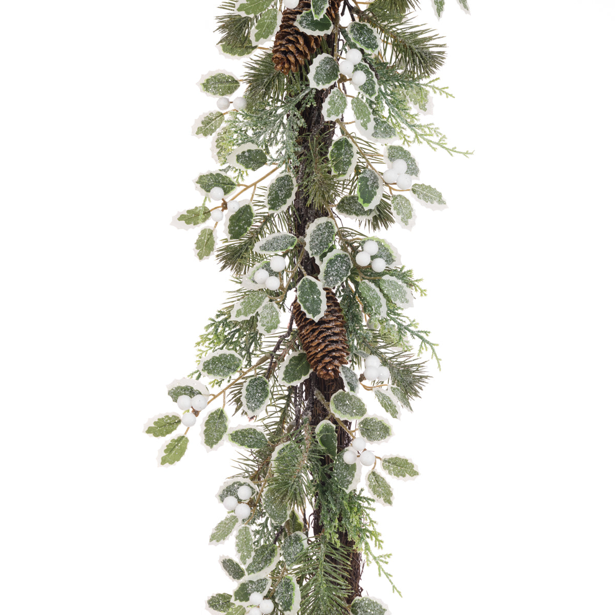 Sparkle Holly & Berry Garland
