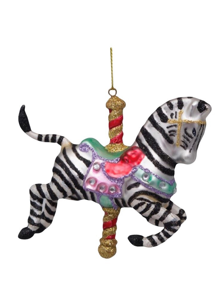 Zebra Carousel Tree Decoration