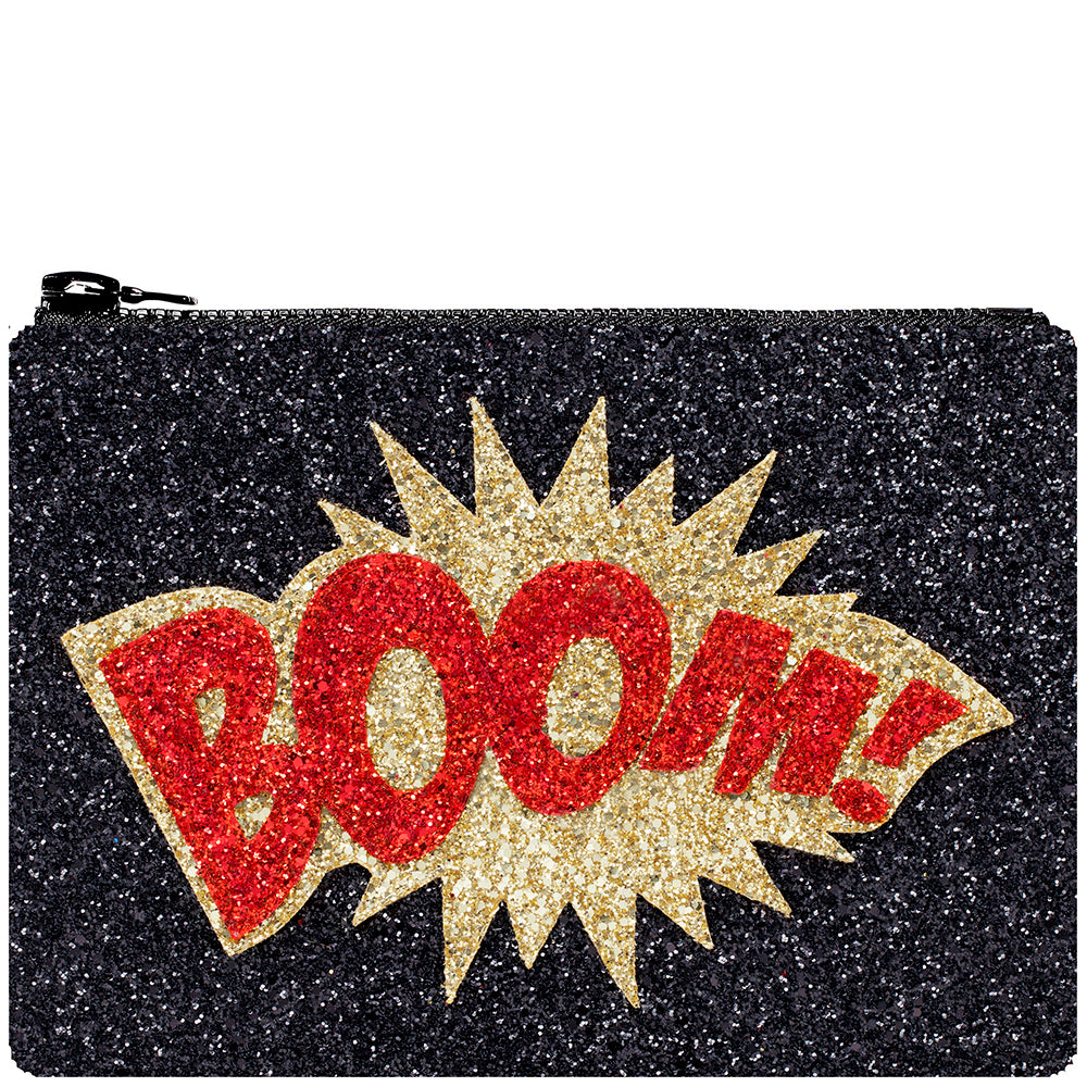 Boom Glitter Clutch Bag