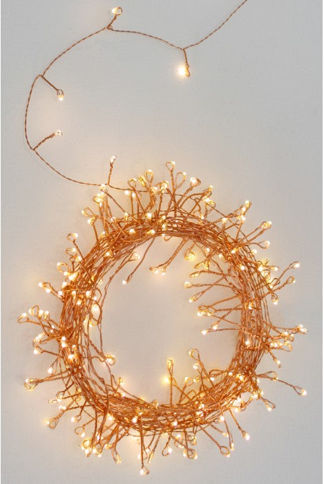 Cluster Copper Light Chain - 7.5m