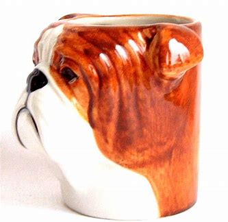 English Bulldog Pen Pot