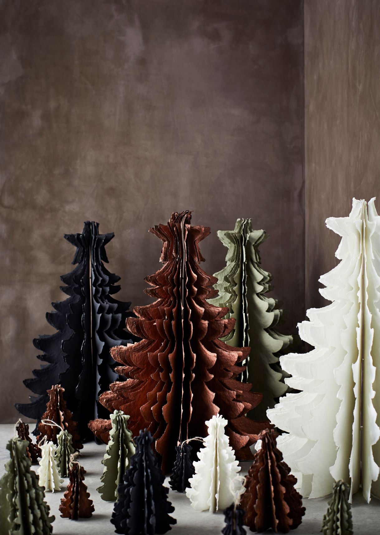 Recycled Cotton Standing Tree - Sage Green