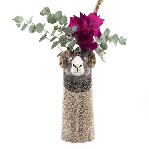 Swaledale Sheep Flower Vase Large