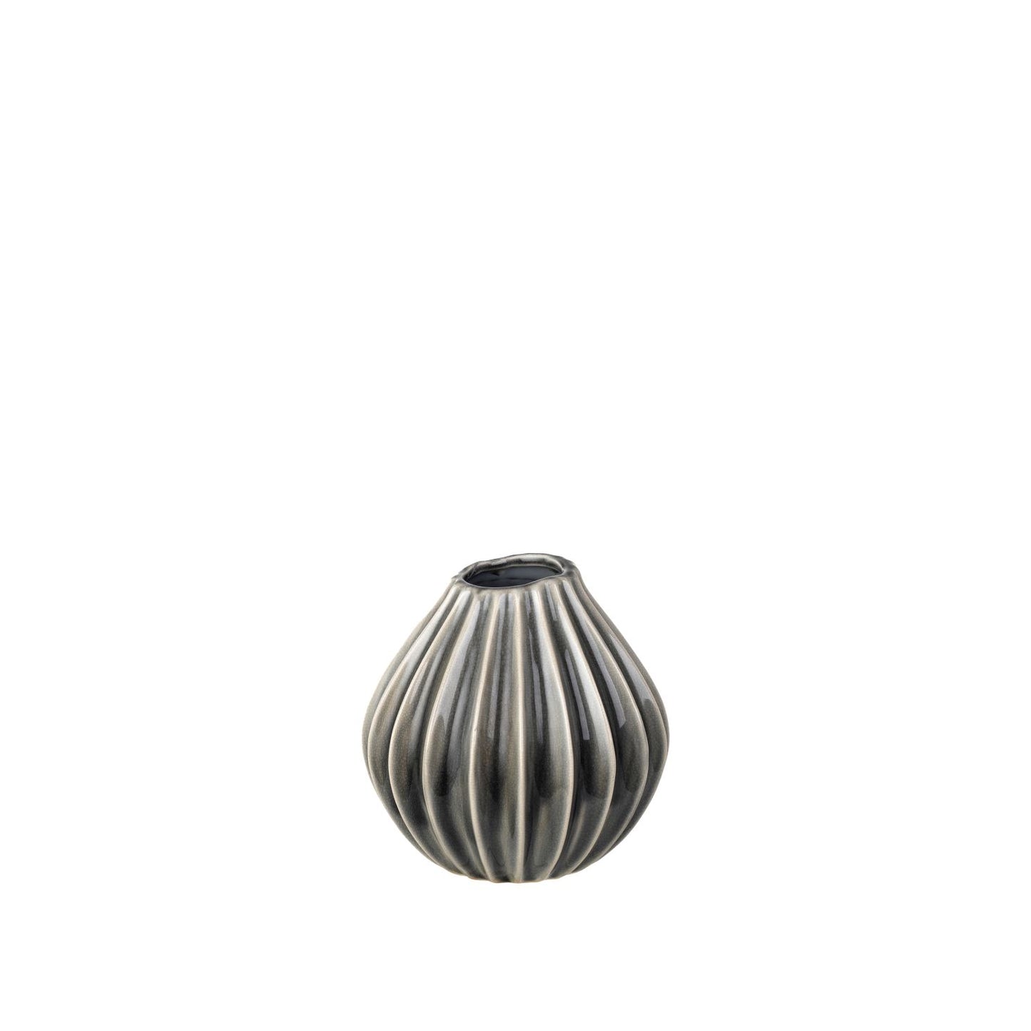 Grey Onion Vase Small