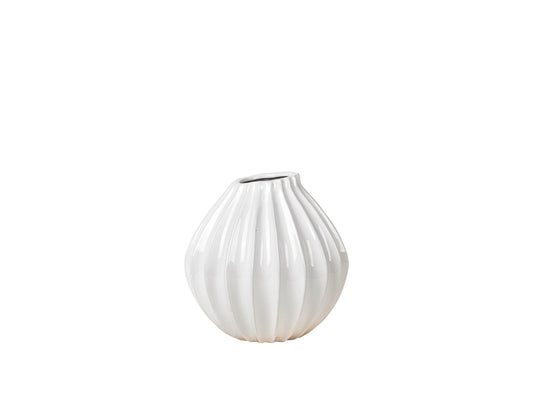 White Onion Vase - Medium