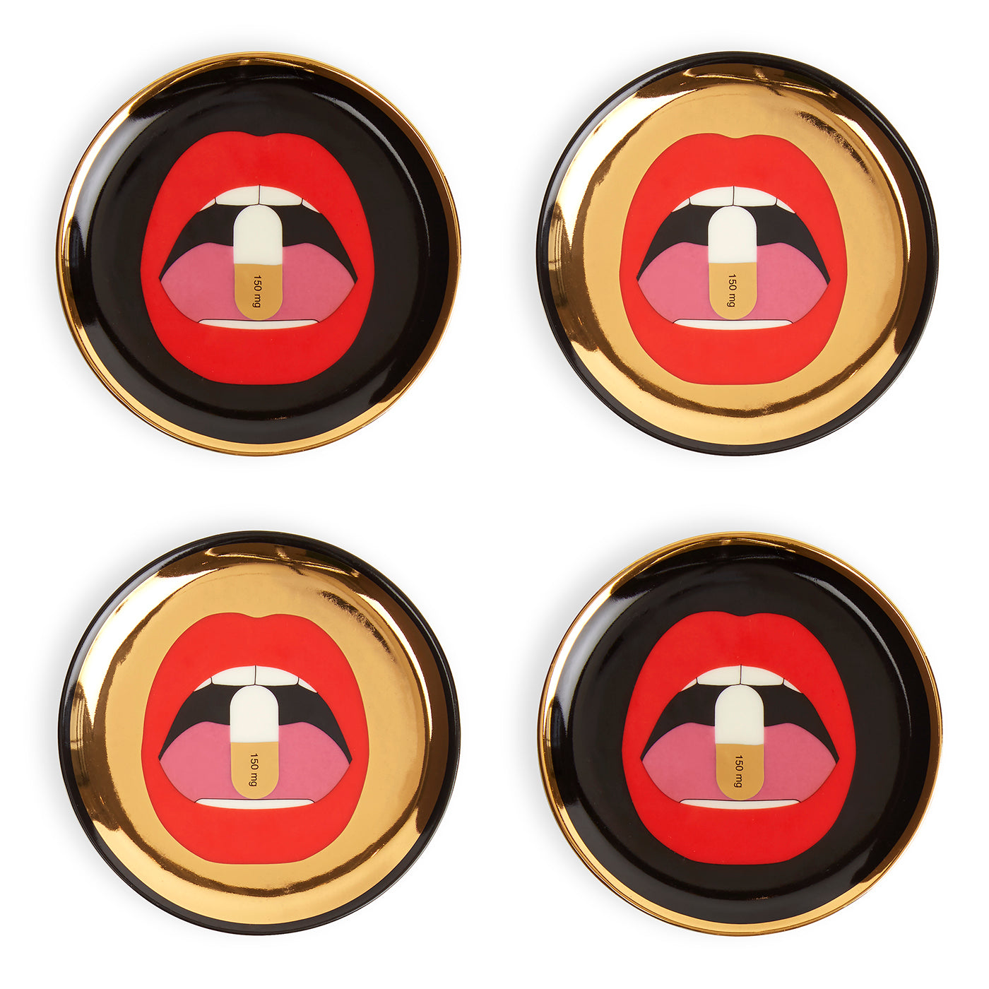 Full Dose Coasters S/4 by Jonathan Adler