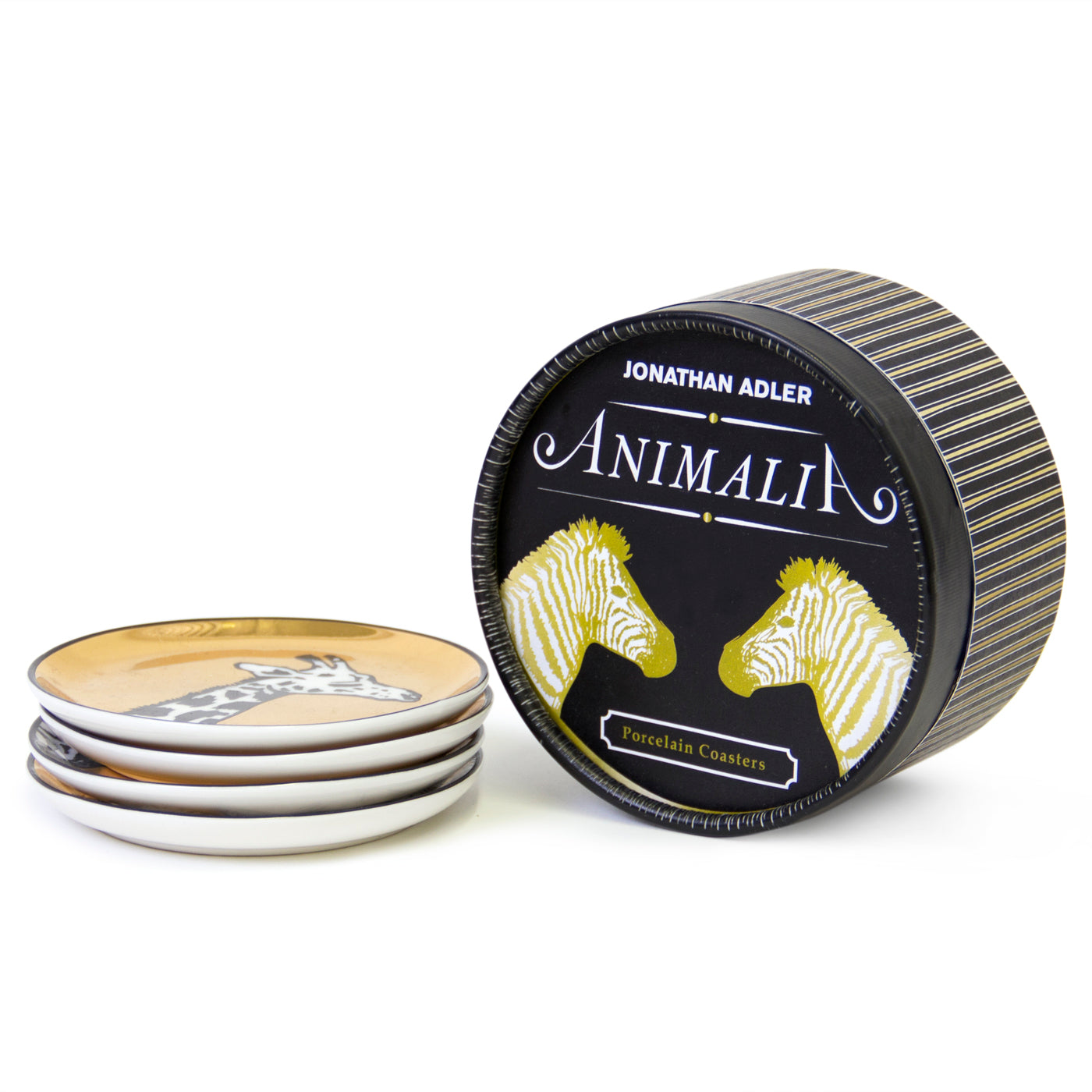 Animalia Coasters, S/4 by Jonathan Adler
