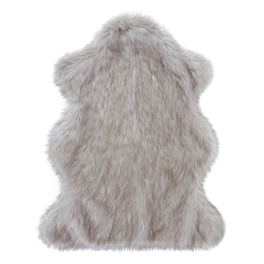Luxury Faux Animal Throw - Oyster