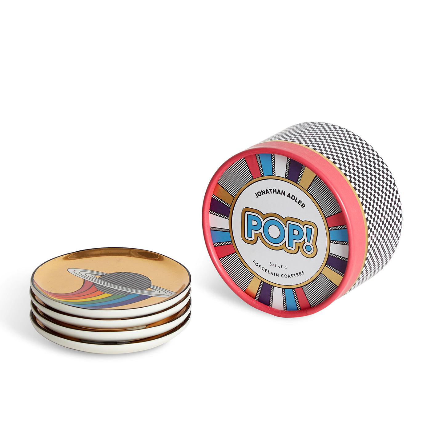 POP! Rainbow Coasters S/4 by Jonathan Adler