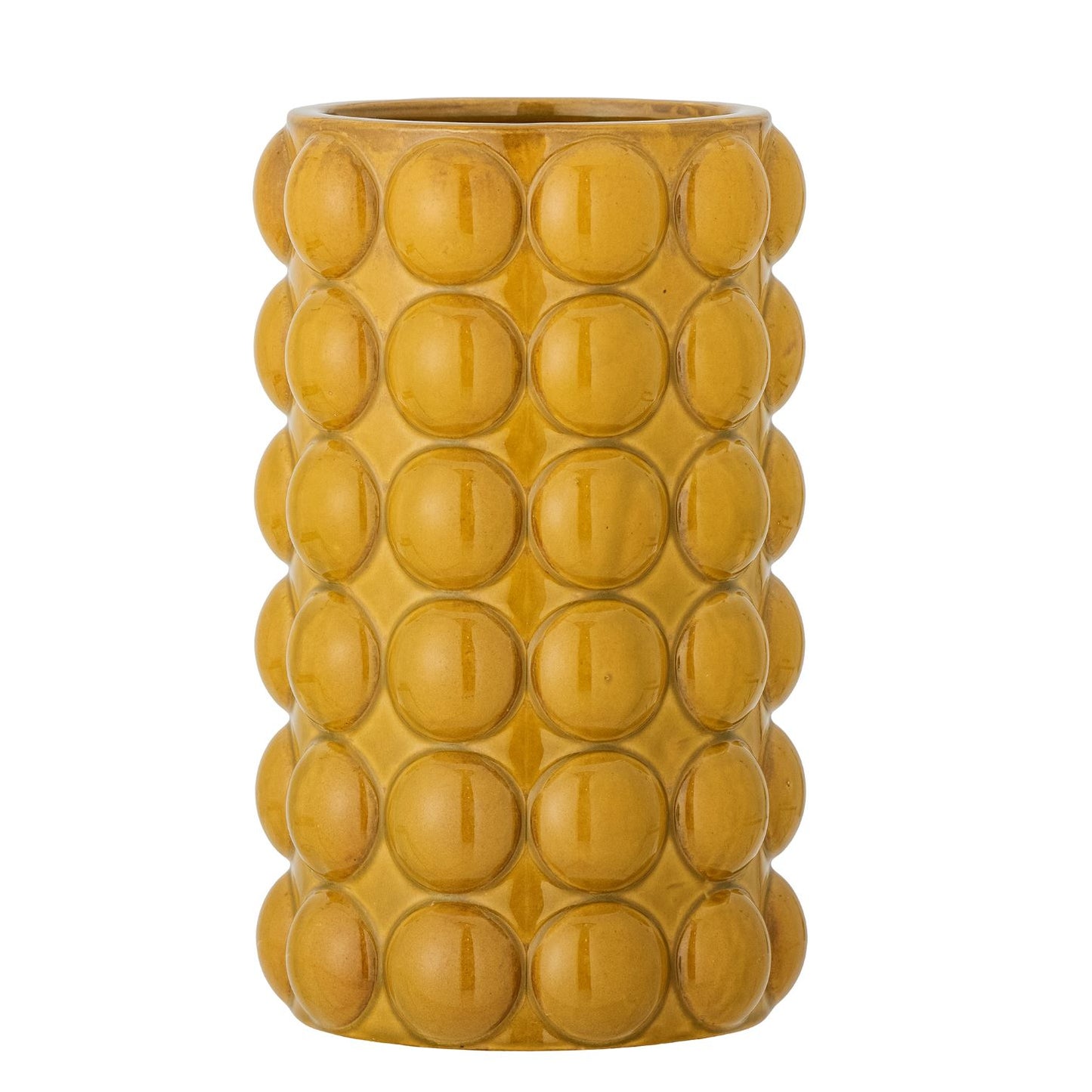Yellow Bobble Vase
