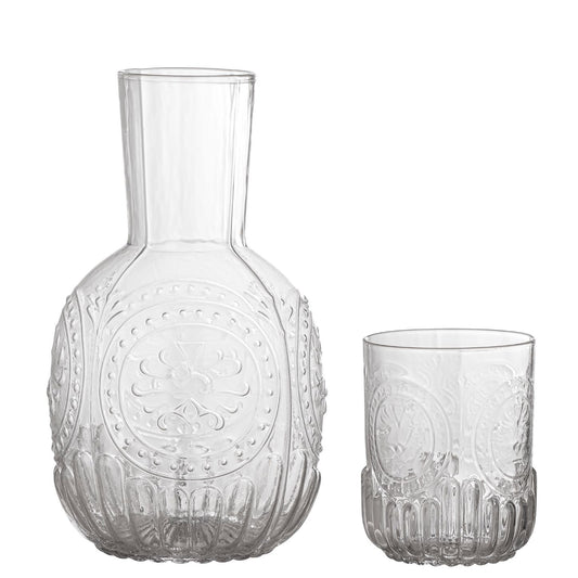 Mural Decanter with Glass