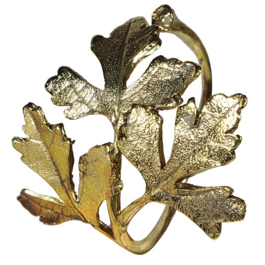 Leaf Napkin Rings S/4