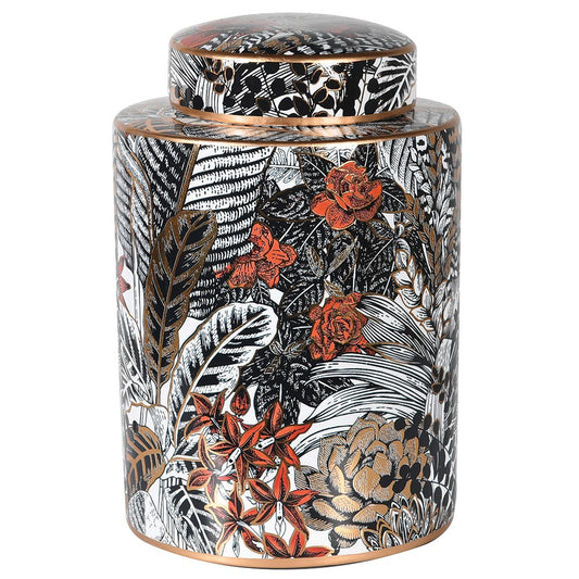 Wild Print Lidded Jar