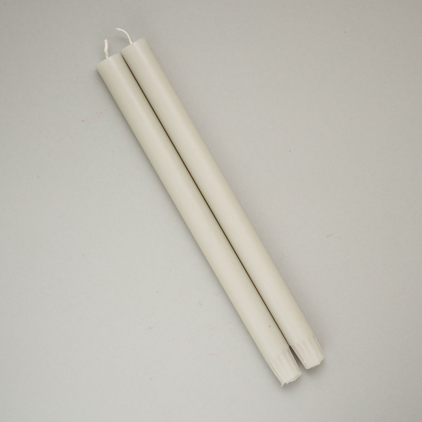 Column Diner Candle Cool Grey S/2