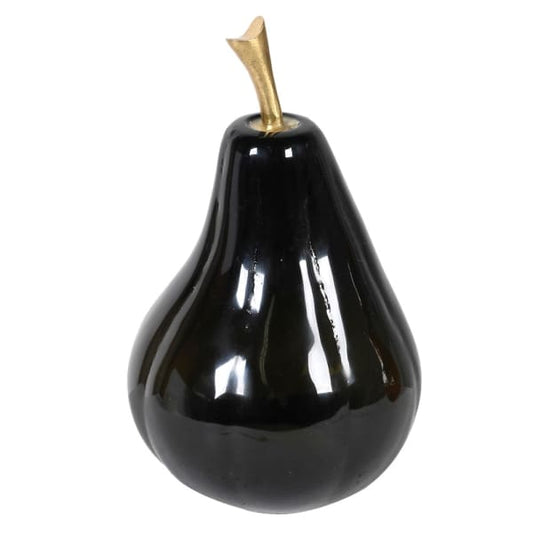 Deco Onyx Glass Pear