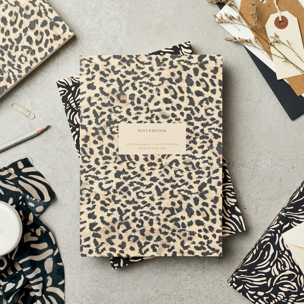 Vintage Leopard Notebook A5