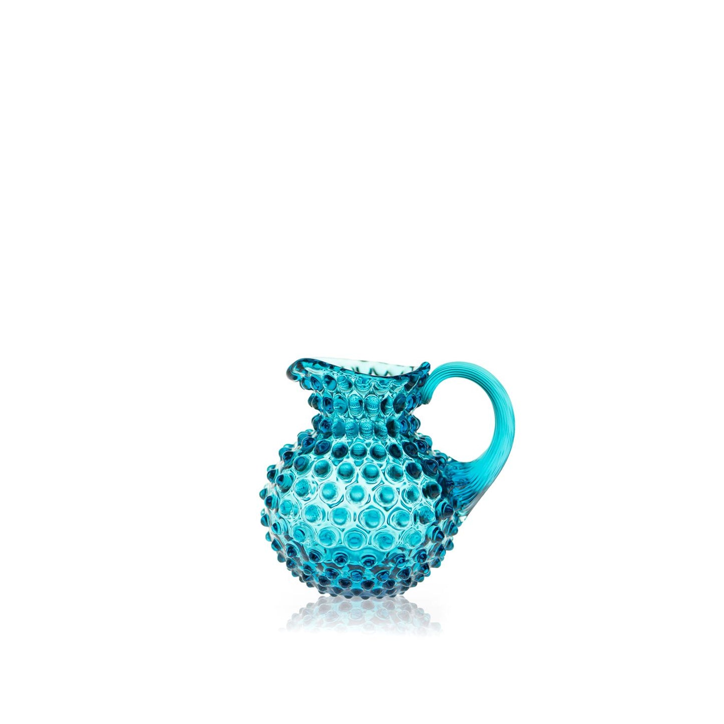 Aquamarine Crystal Hobnail Jug Mini