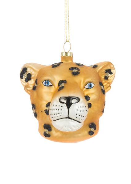 Leopard Head Tree Decoration