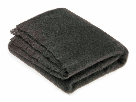 Throw Mohair Gun Metal